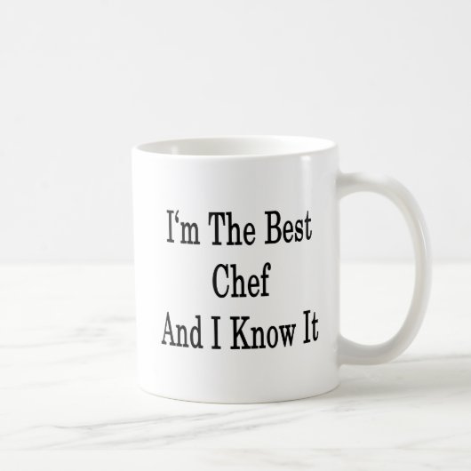 Ich bin der beste Koch und ich kenne es Kaffeetasse (Rechts)