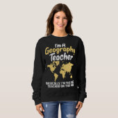 Ich bin der beste Lehrer auf der Welt Sweatshirt (Vorne ganz)