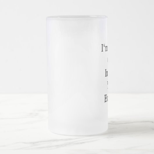 Ich bin der beste Schach-Lehrer, den Sie sich Mattglas Bierglas (Mittel)