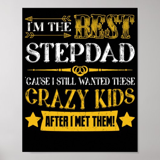 Ich bin der beste Stepdad, denn ich habe diese imm Poster (Vorne)