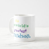 Ich bin der bestste Enkel der Welt. Tasse (Vorderseite Links)
