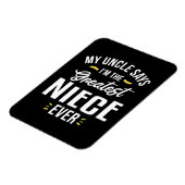Ich bin der Bestste Niece aller Zeiten Magnet (Linke Seite)