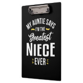 Ich bin der Bestste Niecevers Klemmbrett (Links)