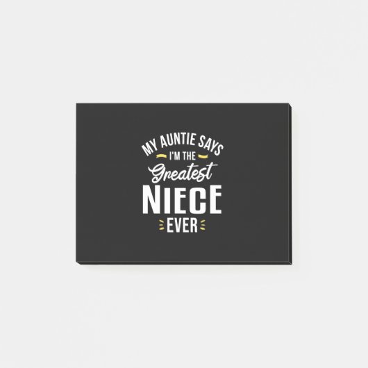 Ich bin der Bestste Niecevers Post-it Klebezettel (Vorderseite)