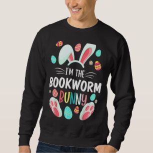 Ich bin der Bookworm Bunny Matching Family Osterte Sweatshirt