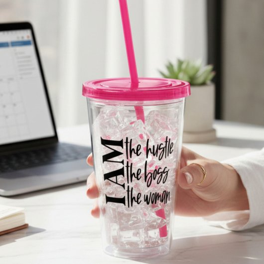 Ich bin der Boss Acryltrinkbecher