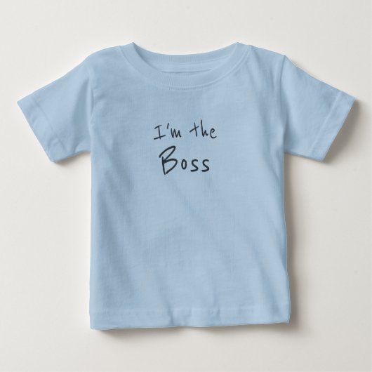 Ich bin der Boss-Baby-T - Shirt (Vorderseite)