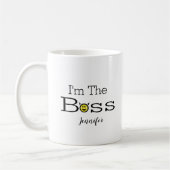 Ich bin der Boss Cup Kaffeetasse (Links)