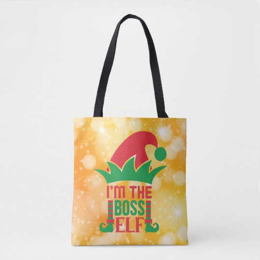 Ich bin der Boss Elf-16808 Tasche (Vorderseite)