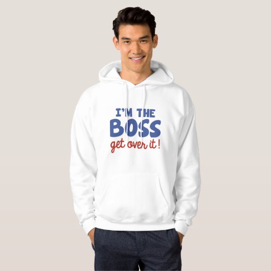 Ich bin der Boss Hoodie (Vorne ganz)