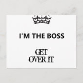 Ich bin der Boss, komm raus, Postkarte (Vorderseite)