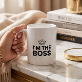 Ich bin der Boss Lustige Mama Kaffeetasse