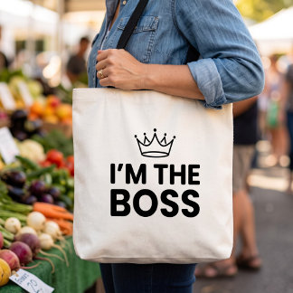 Ich bin der Boss Lustige Mama Tasche