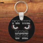 ICH BIN DER BOSS VON MIR! SCHLÜSSELANHÄNGER (Vorderseite)