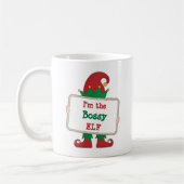 Ich bin der Bossy Elf | Personalisierter Weihnacht Kaffeetasse (Links)