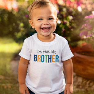 Ich bin der bunte Kleinkind-Bruder Kleinkind T-shirt