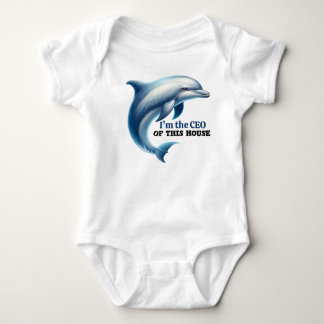 „Ich bin der CEO dieses Hauses.“ Baby Strampler