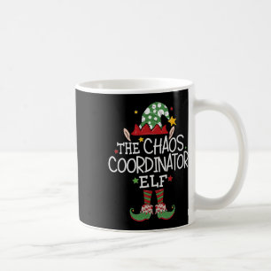 Ich bin der Chaos-Koordinator-Elch-Spaß-Weihnachte Kaffeetasse