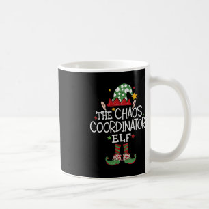 Ich bin der Chaos-Koordinator Elf Fun Christmas Ma Kaffeetasse