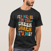 Ich bin der Cheer Coach, ich bin Retro Groov T-Shirt (Vorderseite)