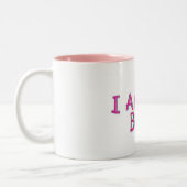 Ich bin der Chef 2 Zweifarbige Tasse (Links)