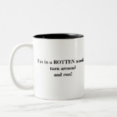 Ich bin der CHEF (2) Zweifarbige Tasse (Links)