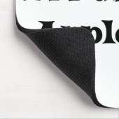 Ich bin der Chef-Apfelmus-Richter Mousepad (Ecke)