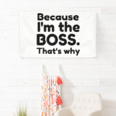 Ich bin der Chef Banner (Insitu)