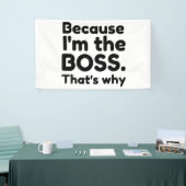 Ich bin der Chef Banner (Messeveranstaltung)