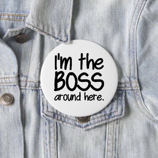 Ich bin der Chef Button (Beispiel)