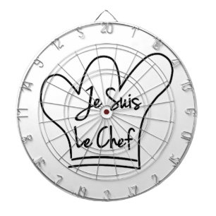 Ich bin der Chef Dartscheibe