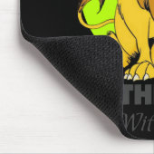 Ich bin der Chef-Löwe Mousepad (Ecke)