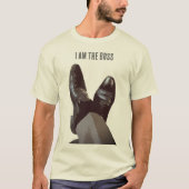 "Ich bin der Chef"-T-Shirt T-Shirt (Vorderseite)