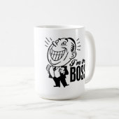 Ich bin der Chef! Tasse (VorderseiteRechts)