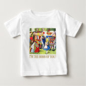 Ich bin der Chef von dir! Baby T-shirt (Vorderseite)