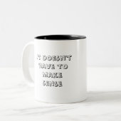 Ich bin DER CHEF Zweifarbige Tasse (Vorderseite Links)