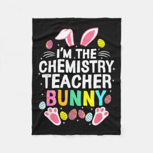 Ich bin der Chemie-Lehrer Bunny Frohen Ostertag C Fleecedecke