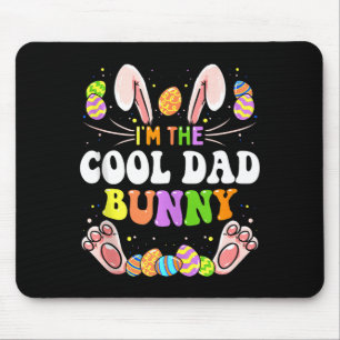 Ich bin der coole Dad-Hase, passende Familien-Oste Mousepad