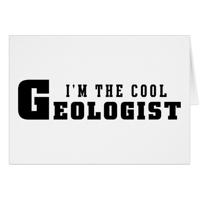 Ich bin der coole Geologe (Vorderseite (Horizontal))