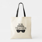 Ich bin der Coole Lehrer Tragetasche (Rückseite)