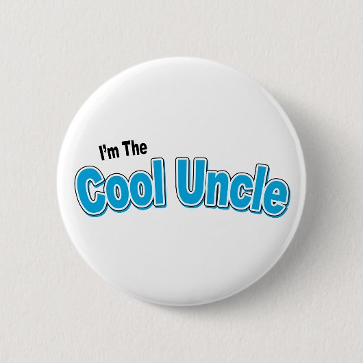 Ich bin der Coole Onkel Button (Vorderseite)