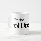 Ich bin der Coole Onkel Kaffeetasse (Vorderseite Links)