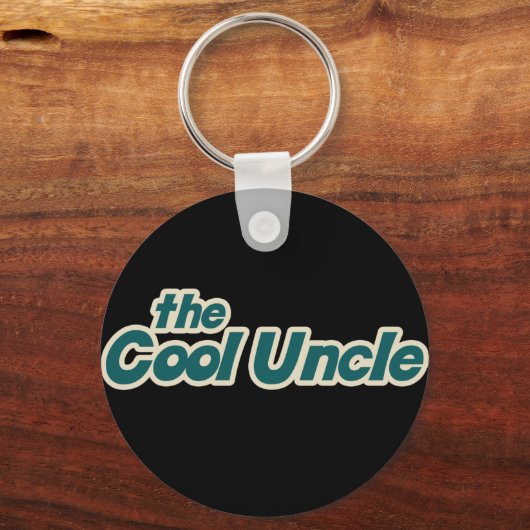 Ich bin der Coole Onkel Schlüsselanhänger (Vorderseite)
