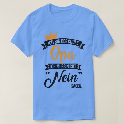 Ich bin der coole opa 2 T-Shirt (Design vorne)