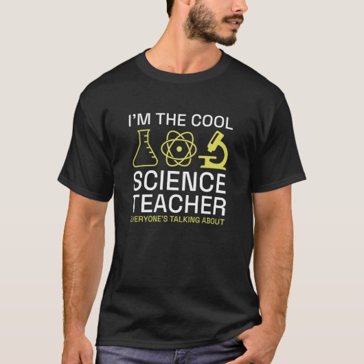 Ich bin der Coole Wissenschaftslehrer T-Shirt (Vorderseite)