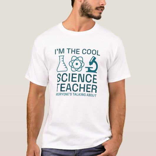 Ich bin der Coole Wissenschaftslehrer T-Shirt (Vorderseite)
