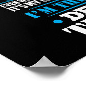 Ich bin der Coolste Doktorand für Unglaublich witz Poster (Ecke)