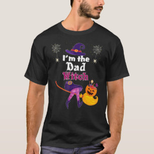 Ich bin der Dad Hexenbesen Kürbis Süßigkeiten Fami T-Shirt