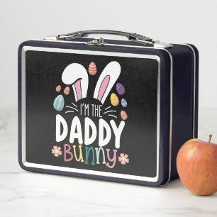Ich bin der Daddy Vater Bunny Oaster Family Matchi Metall Brotdose