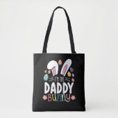 Ich bin der Daddy Vater Bunny Oaster Family Matchi Tasche (Vorderseite)